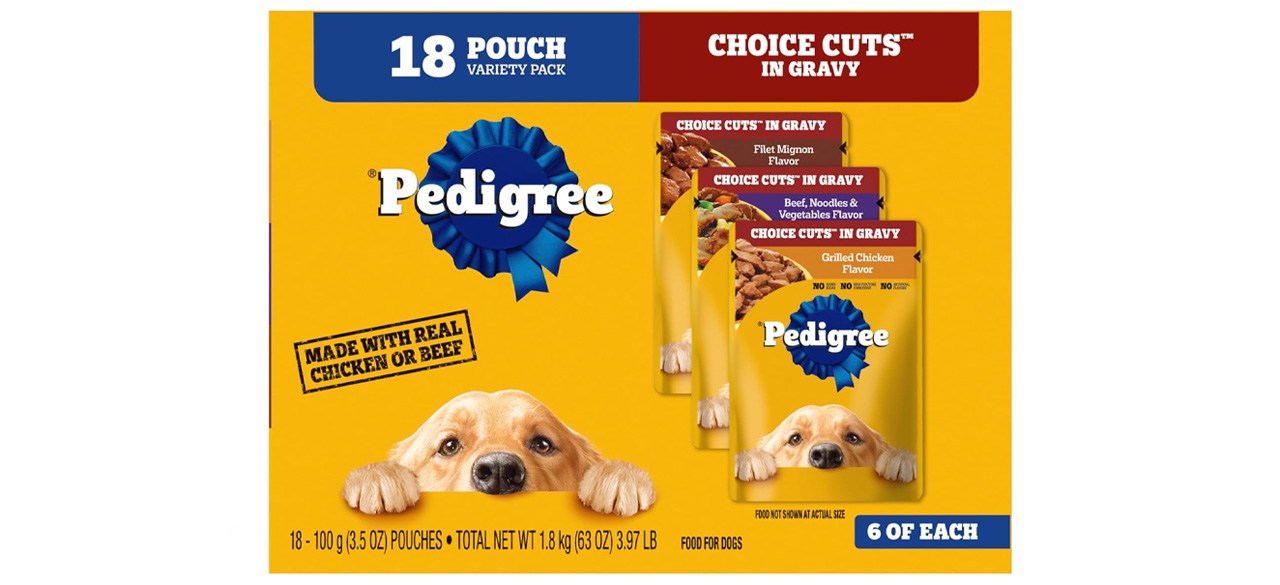 best Pedigree Choice Cuts In Gravy Adult Soft Wet Dog Food