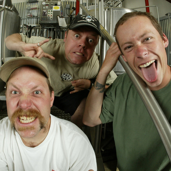Ska Brewing owners (left to right) Bill Graham, Dave Thibodeau and Matt Vincent sold the company in June 2025. (Provided by Ska Brewing)
